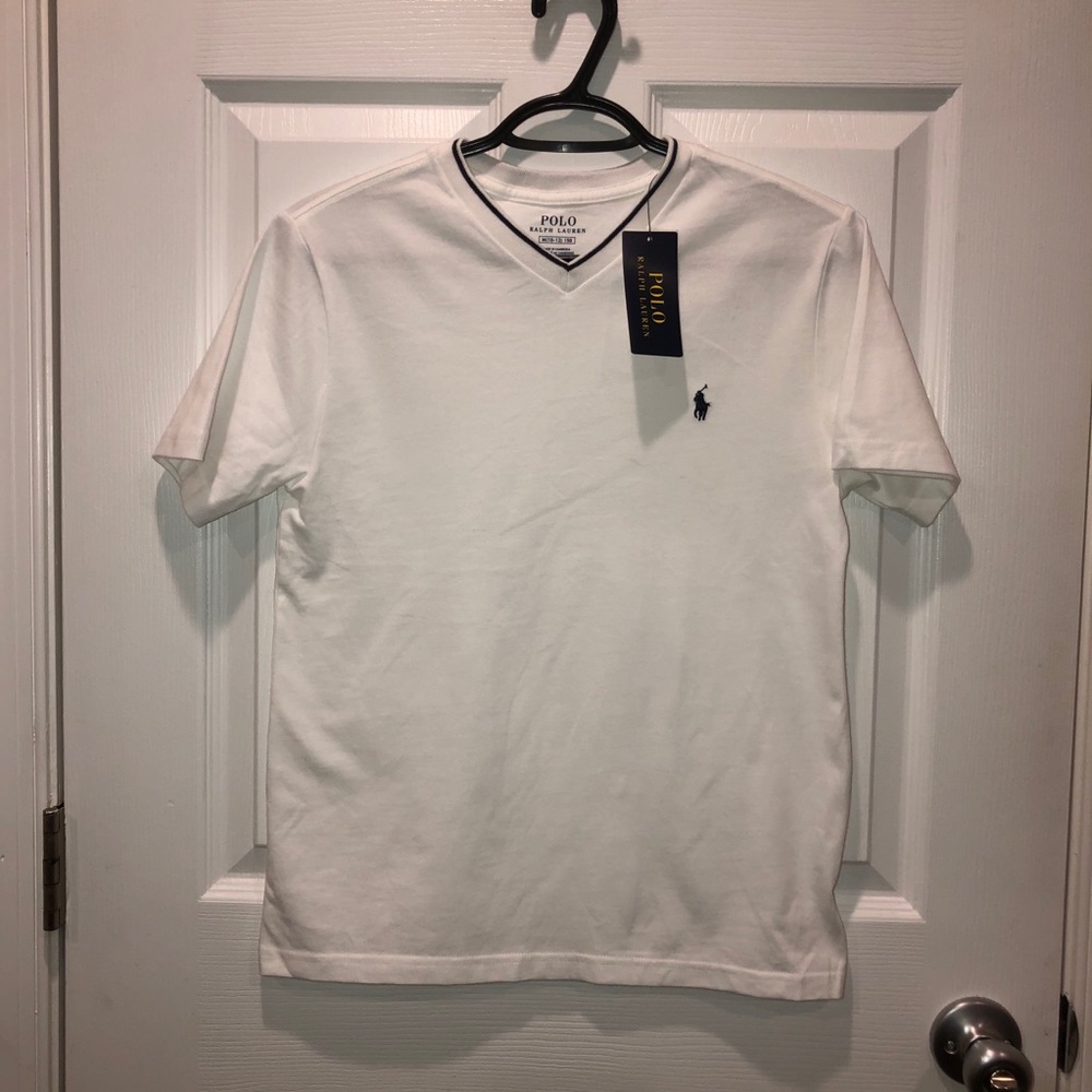 Brand New Big Boys Ralph Lauren V-neck T-Shirt